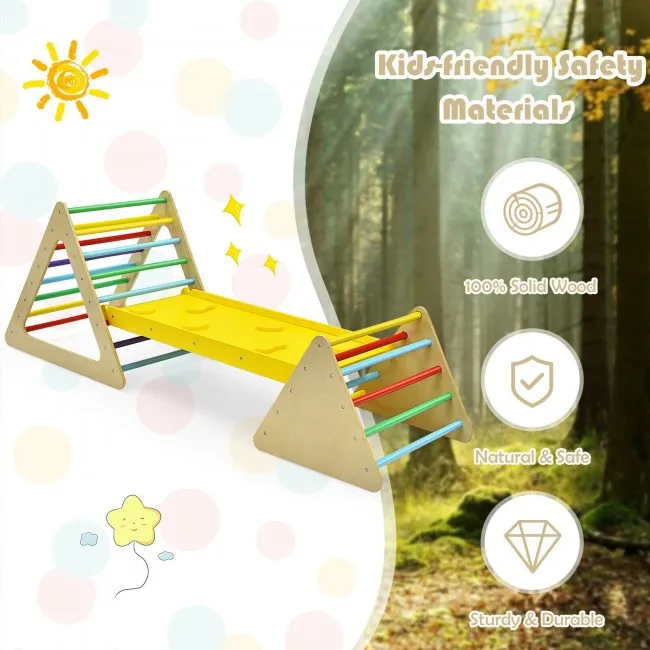 3-in-1 Climbing Ladder & Ramp Set