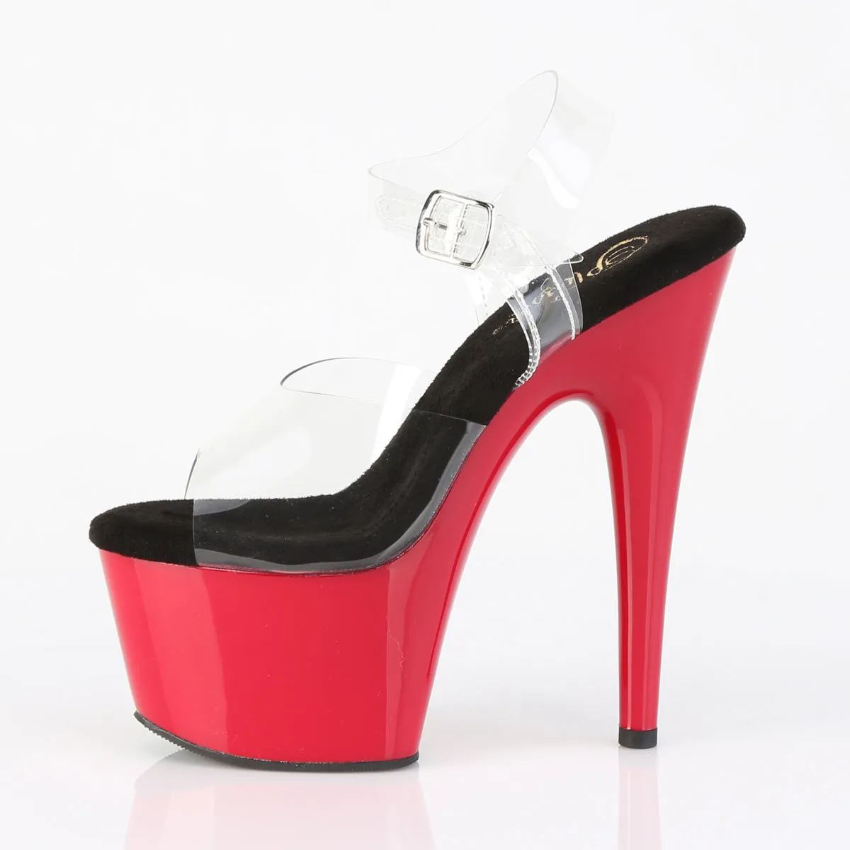 ADORE-708 Pleaser Footwear Red Platform High Heel Shoes