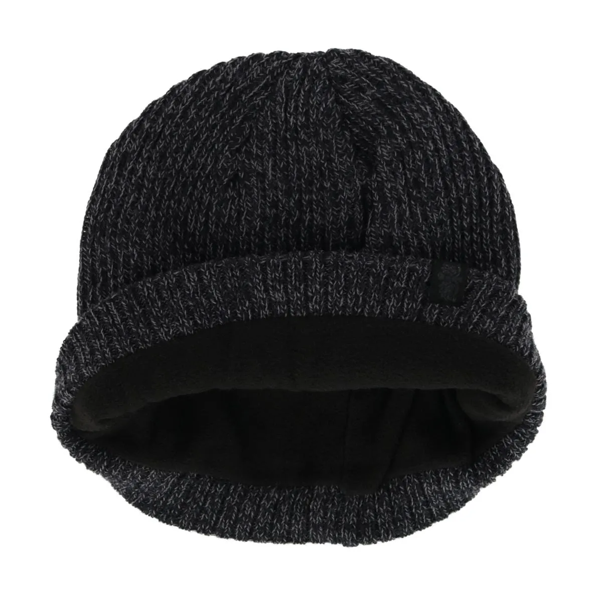 Angela & William Men's Fleece Lined Cable Knit Winter Beanie