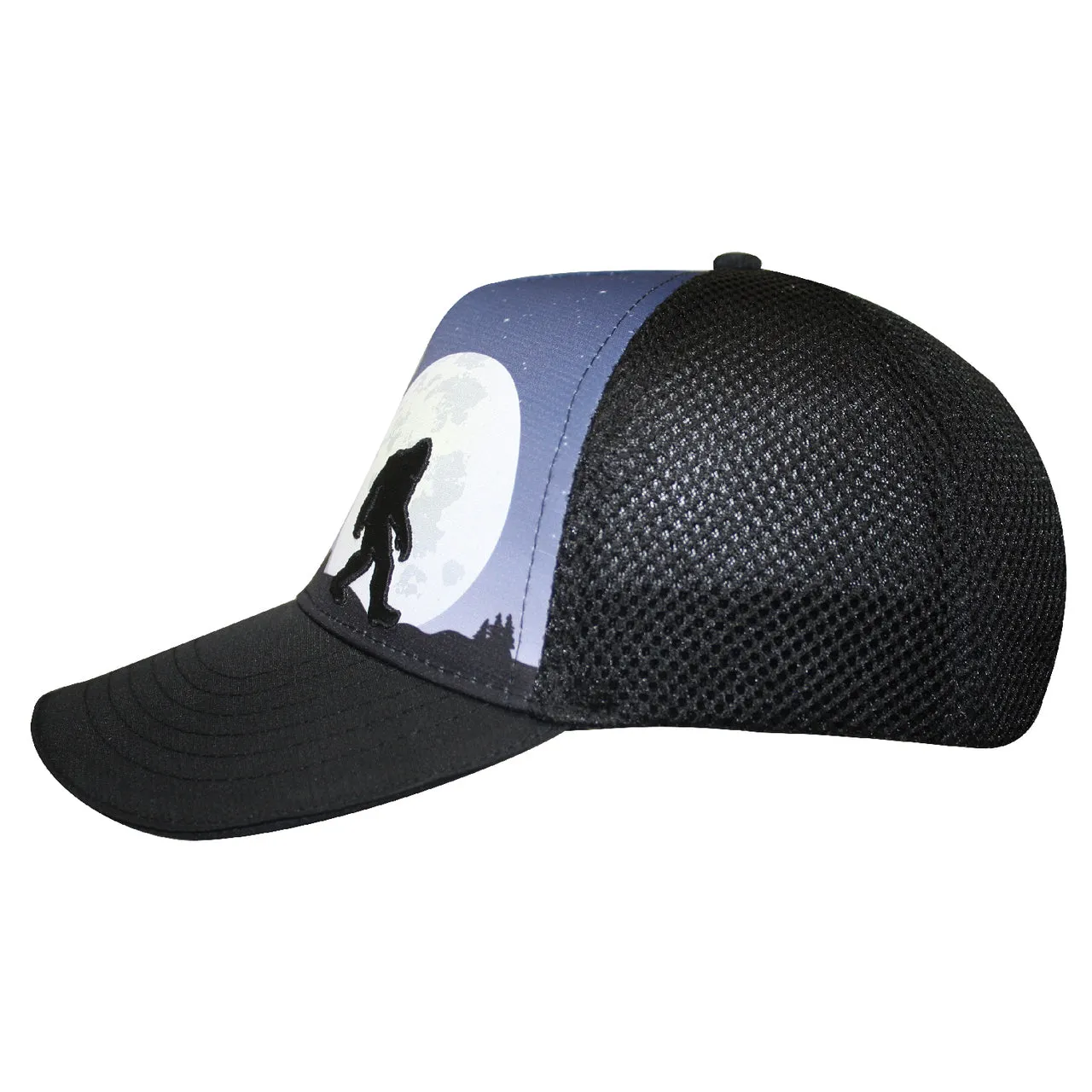 Bigfoot Moon Rising Trucker Hat