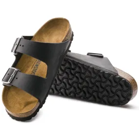 Birkenstock Arizona Oiled Leather Black Regular Width