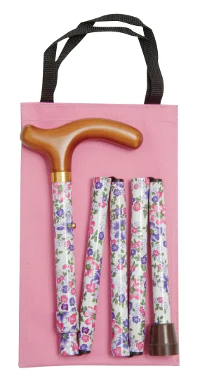 Classic Canes Floral Folding Handbag Cane