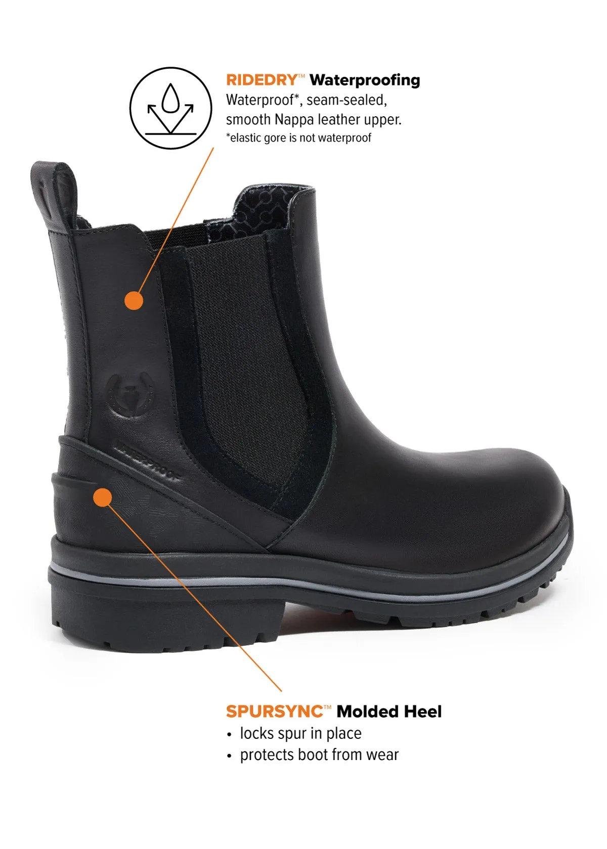 Coachella Pull On Waterproof Barn Boot