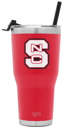 Collegiate Cruiser Tumbler with Flip Lid and Straw