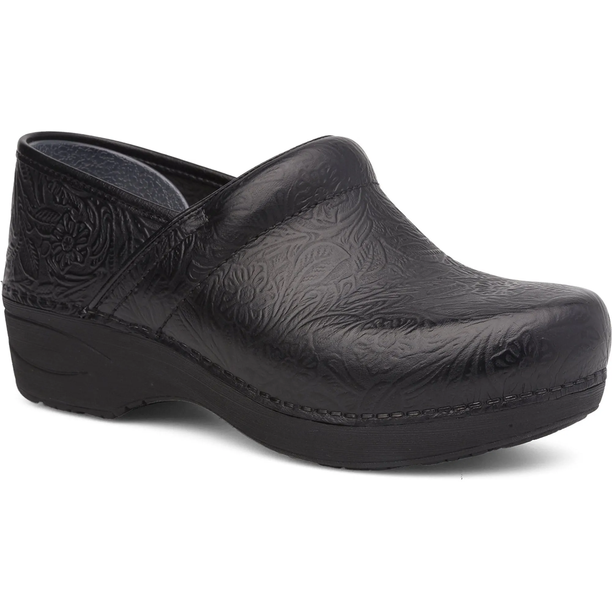 DANSKO XP 2.0 Floral Tooled Leather Clogs