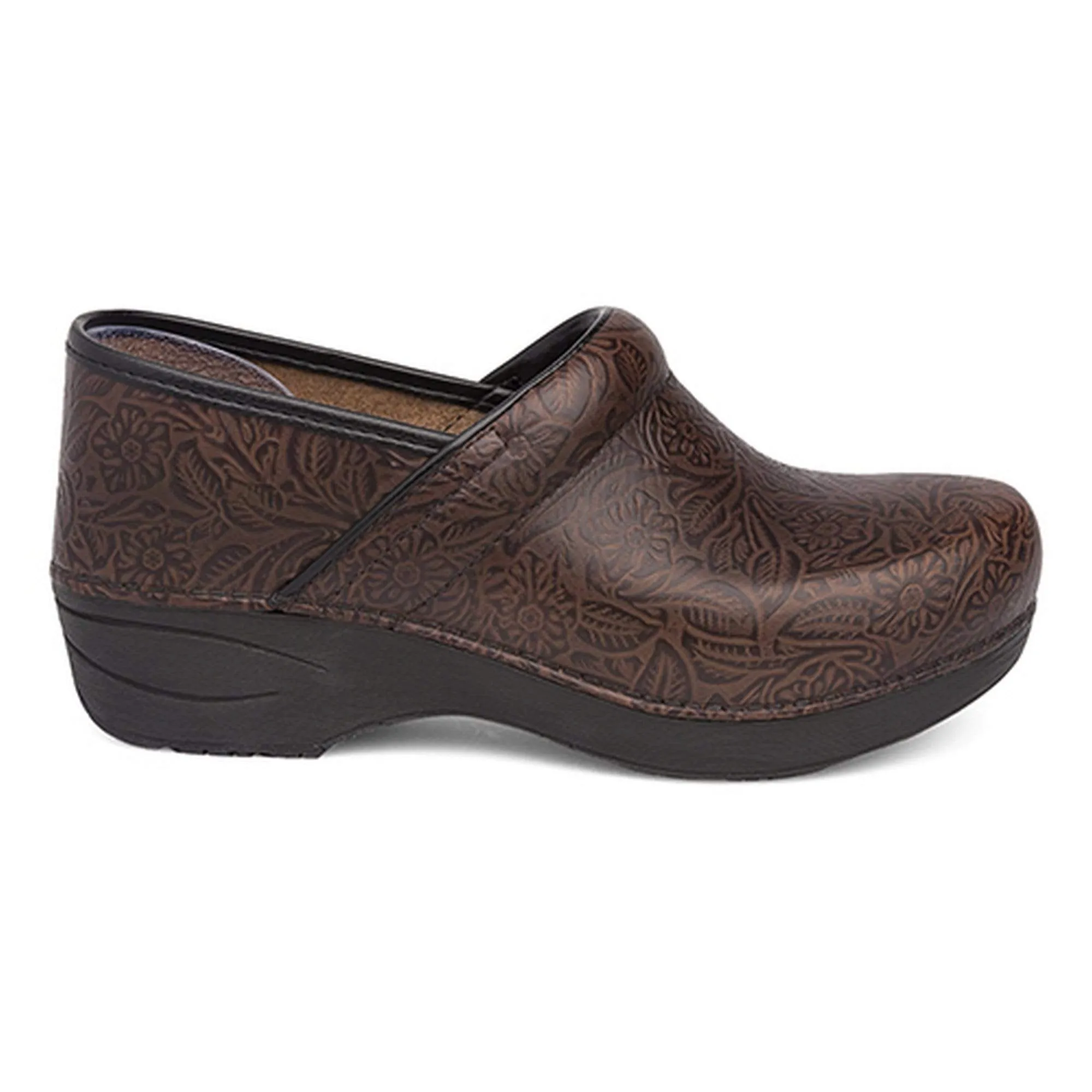 DANSKO XP 2.0 Floral Tooled Leather Clogs