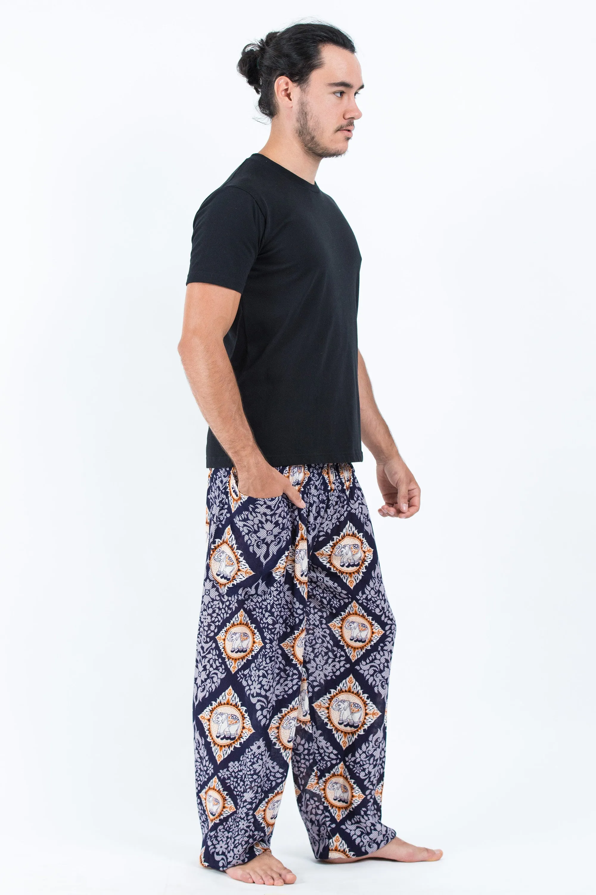 Diamond Elephant Men's Elephant Pants in Purple