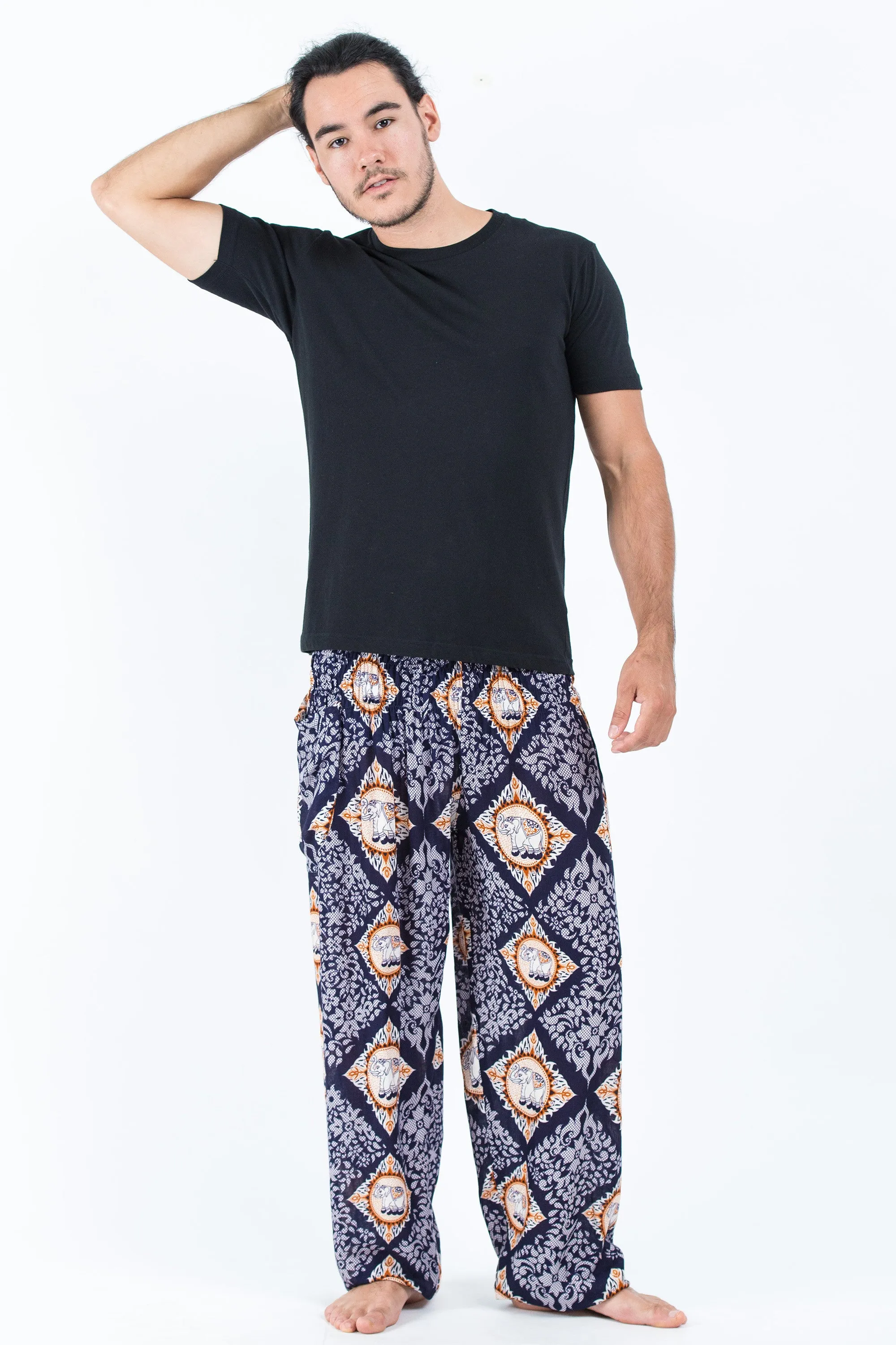 Diamond Elephant Men's Elephant Pants in Purple