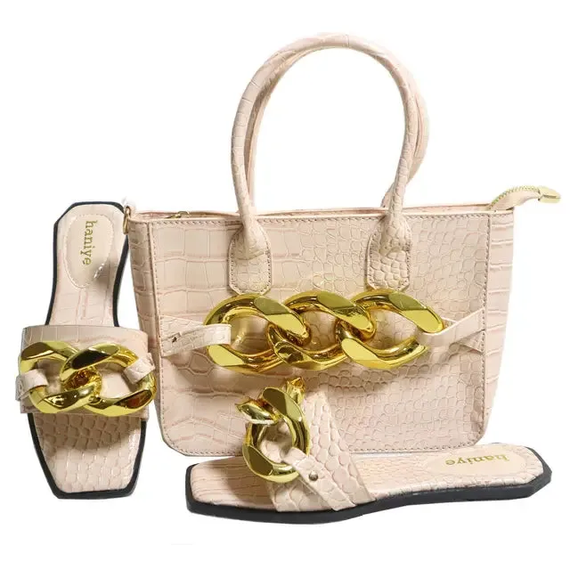 Doershow Italian Shoes with Bag Set