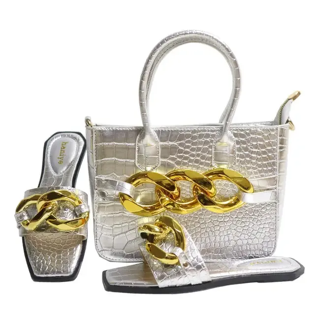 Doershow Italian Shoes with Bag Set
