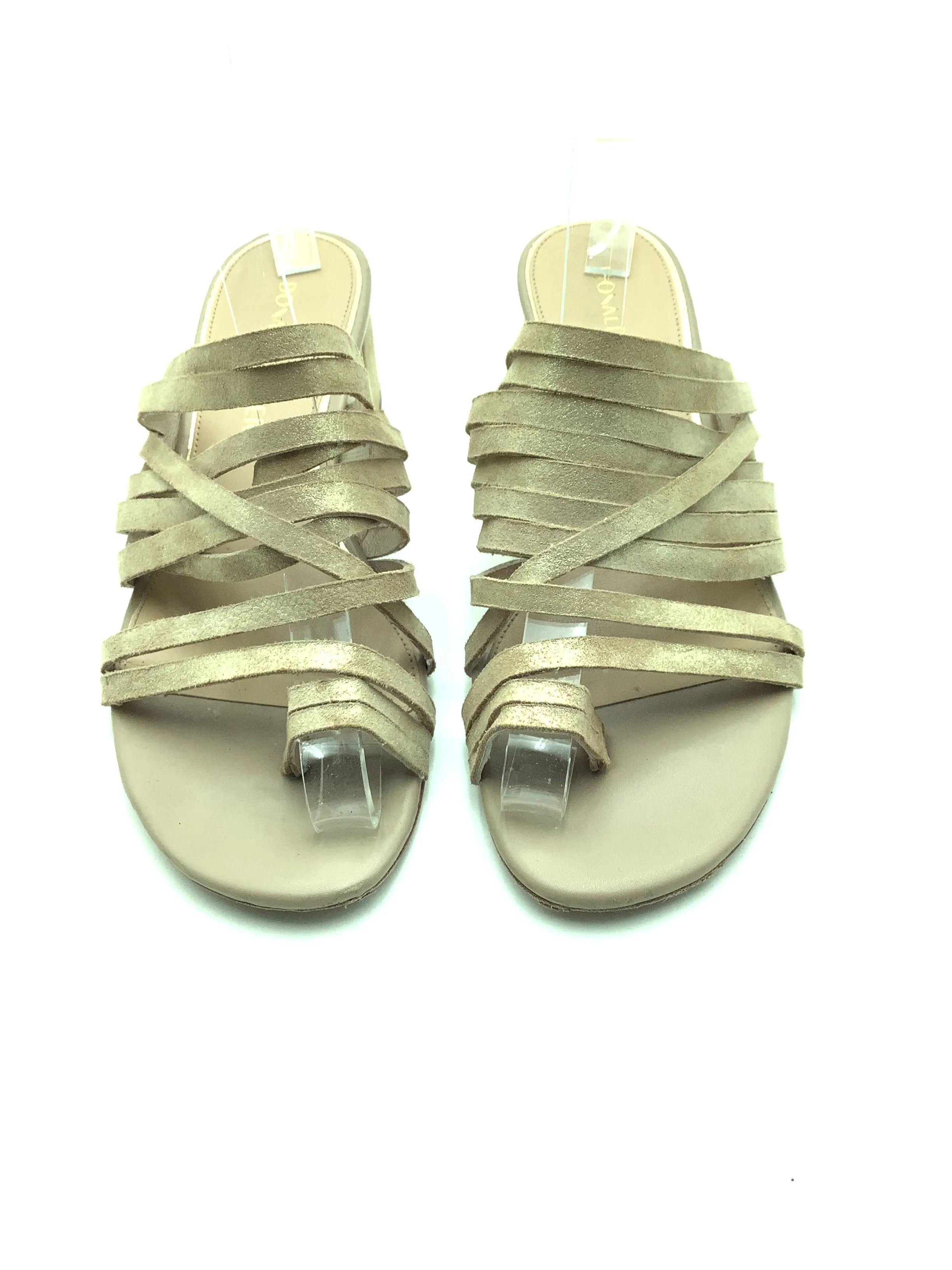 Donald Pliner Sandals Gold Size: 8.5