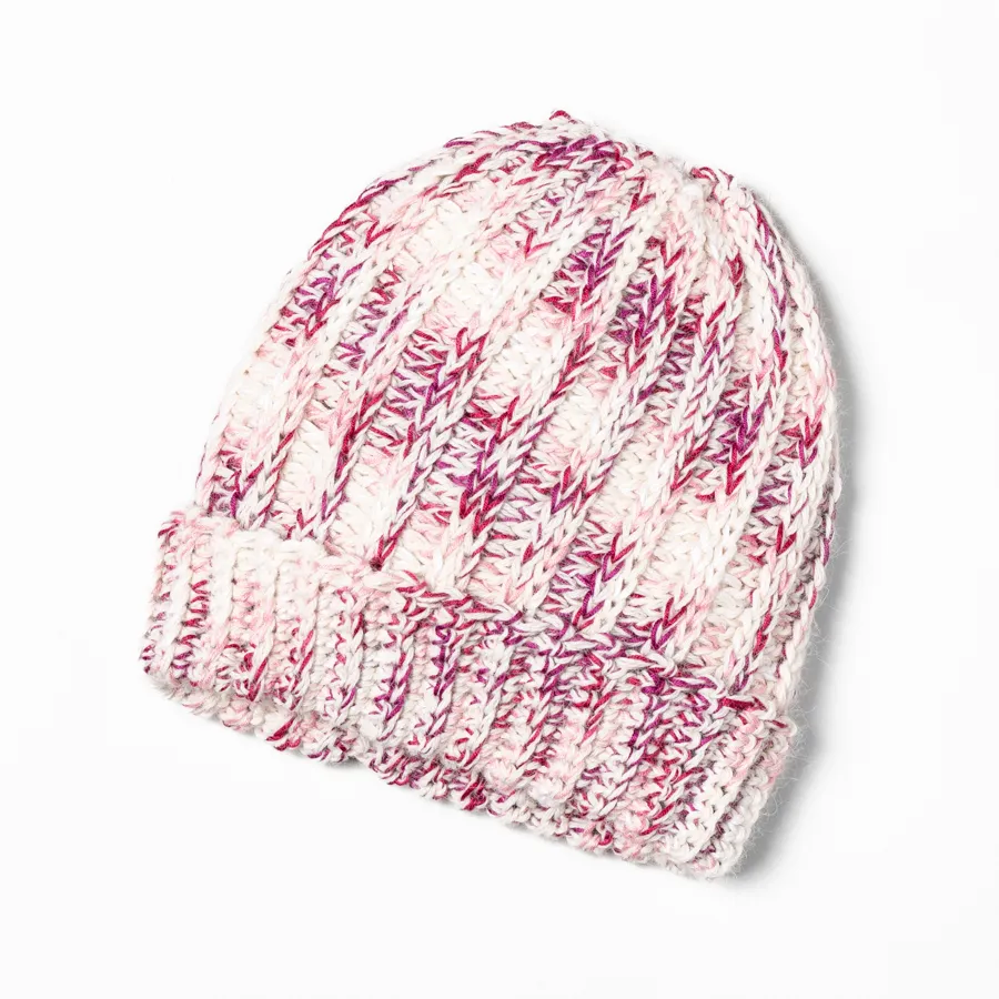 Handmade Alpaca Ridge Beanie Hat