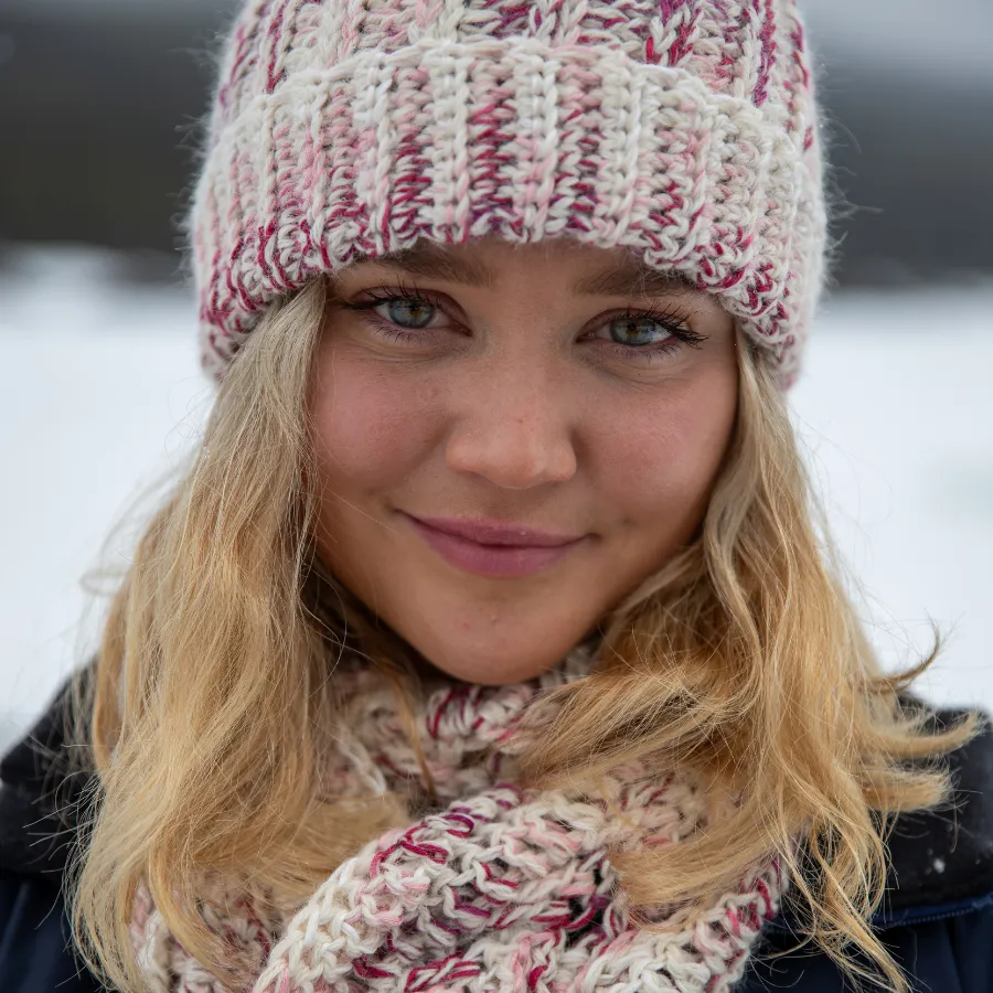 Handmade Alpaca Ridge Beanie Hat