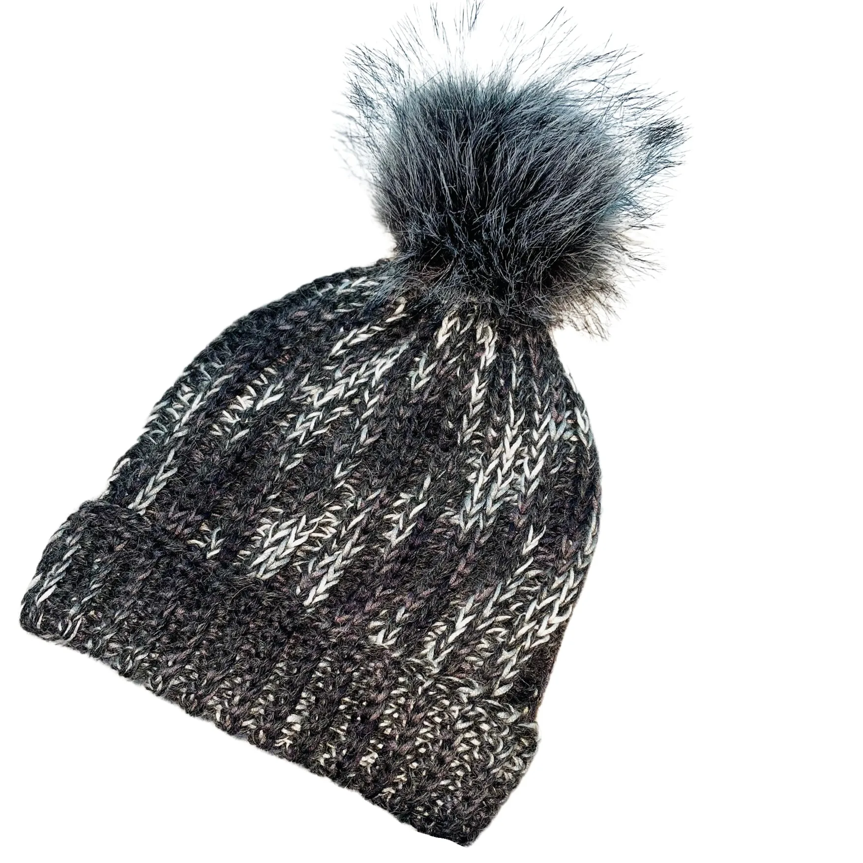Handmade Alpaca Ridge Beanie Hat