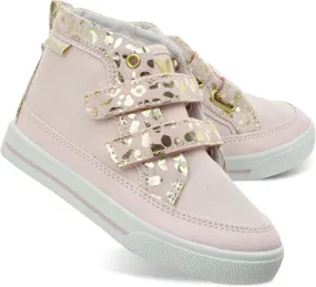 Hurley Kids Toddler and Little Kids Tedd Canvas Sneakers with Straps High Cut Skateboarding Shoes for Boys and Girls, Durable Shoes for School