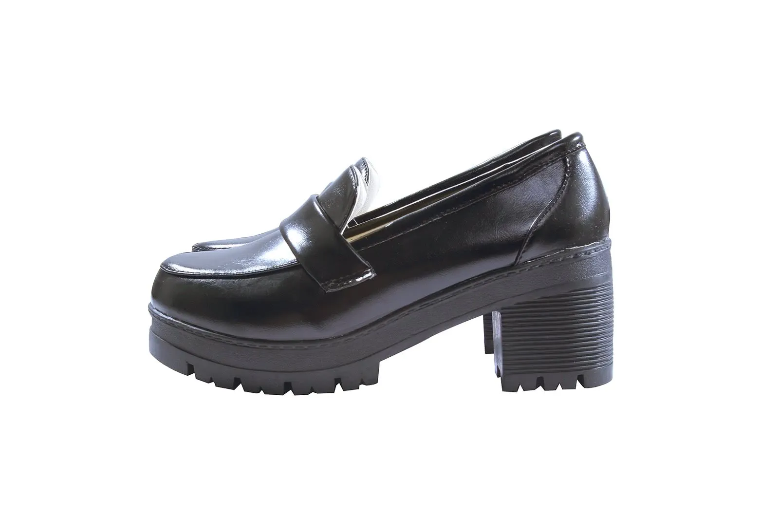Japanese Student shoes JK Uniforms Shoes  Lolita Shoes Black high-heeled Cosplay Shoes