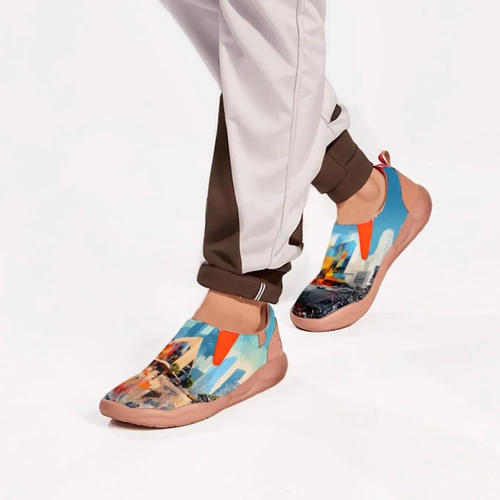 Loafers for Men Lightweight Cozy Casual Sneakers Art Painted Walking Travel Slip On Shoes