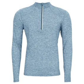 Men's Clima-Tek Zip-T - Ashley Blue Heather