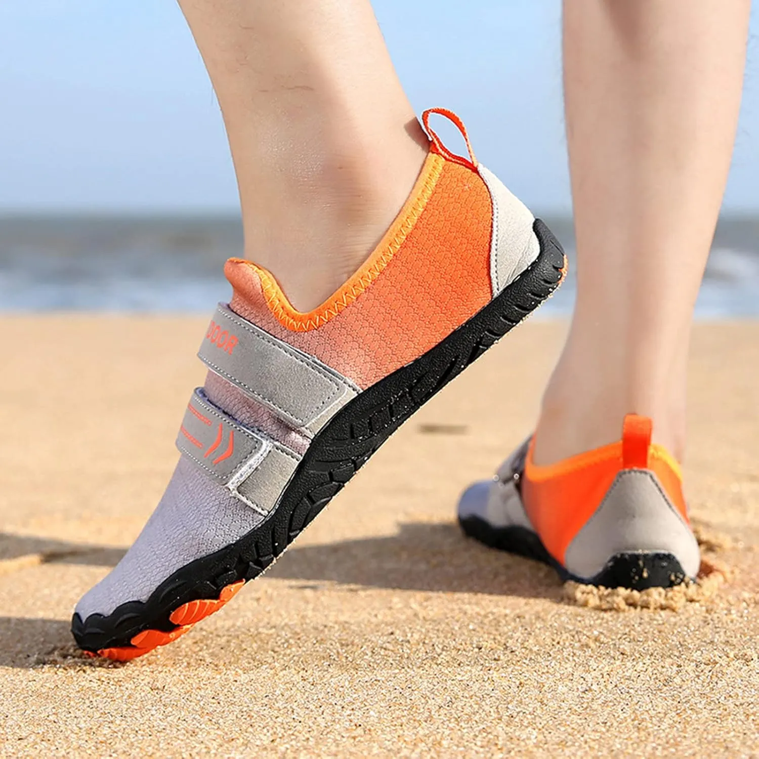 Mens Outdoor Wading Shoes Hiking Footwear Barefoot Quick-Dry Water Sports Shoes for Diving Boating Surfing