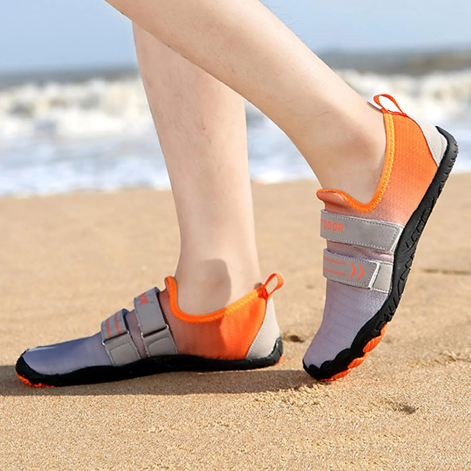 Mens Outdoor Wading Shoes Hiking Footwear Barefoot Quick-Dry Water Sports Shoes for Diving Boating Surfing