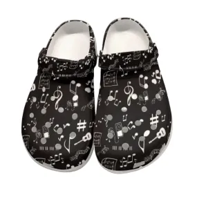 Musical Notes Women's Rubber Shoes up to size 12