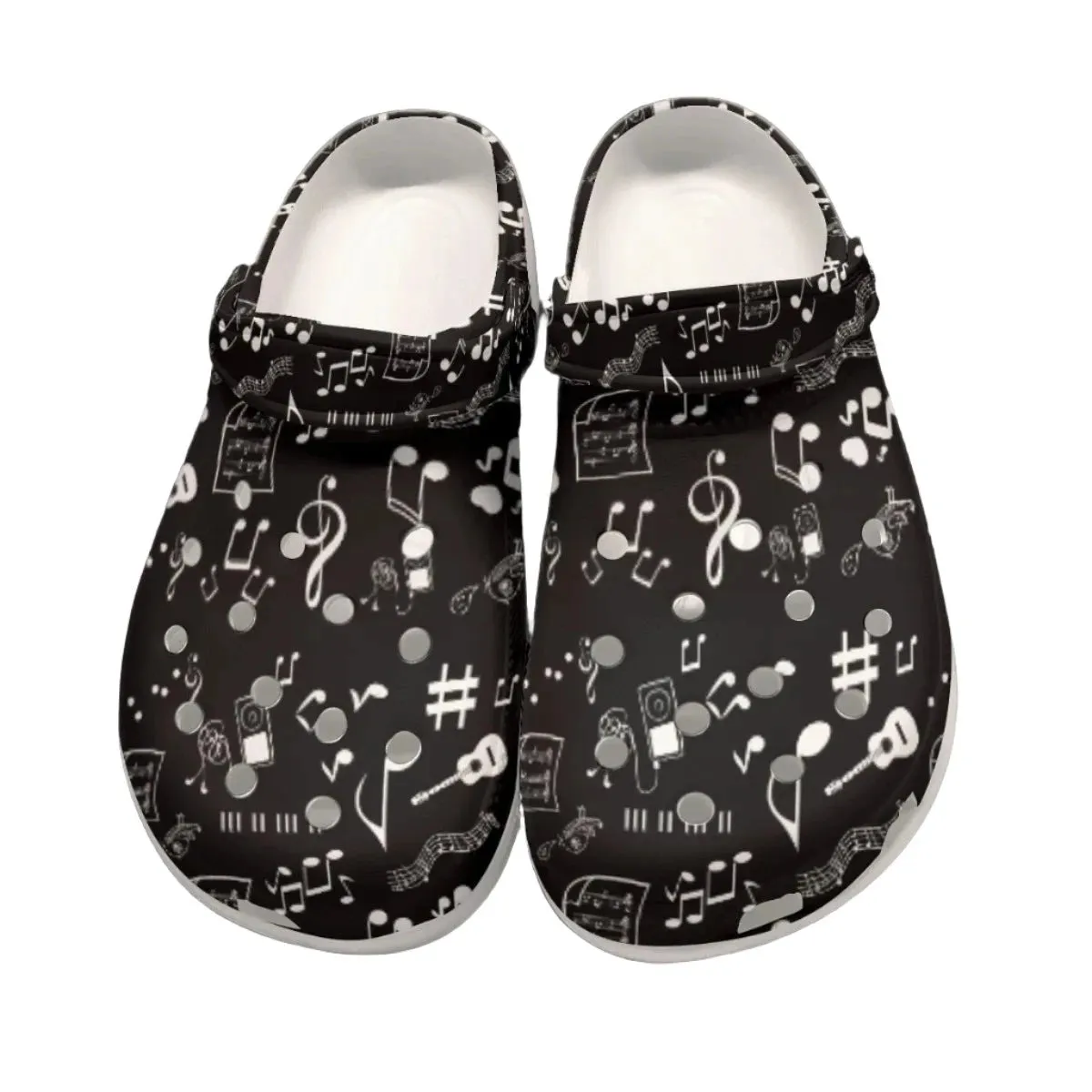 Musical Notes Women's Rubber Shoes up to size 12