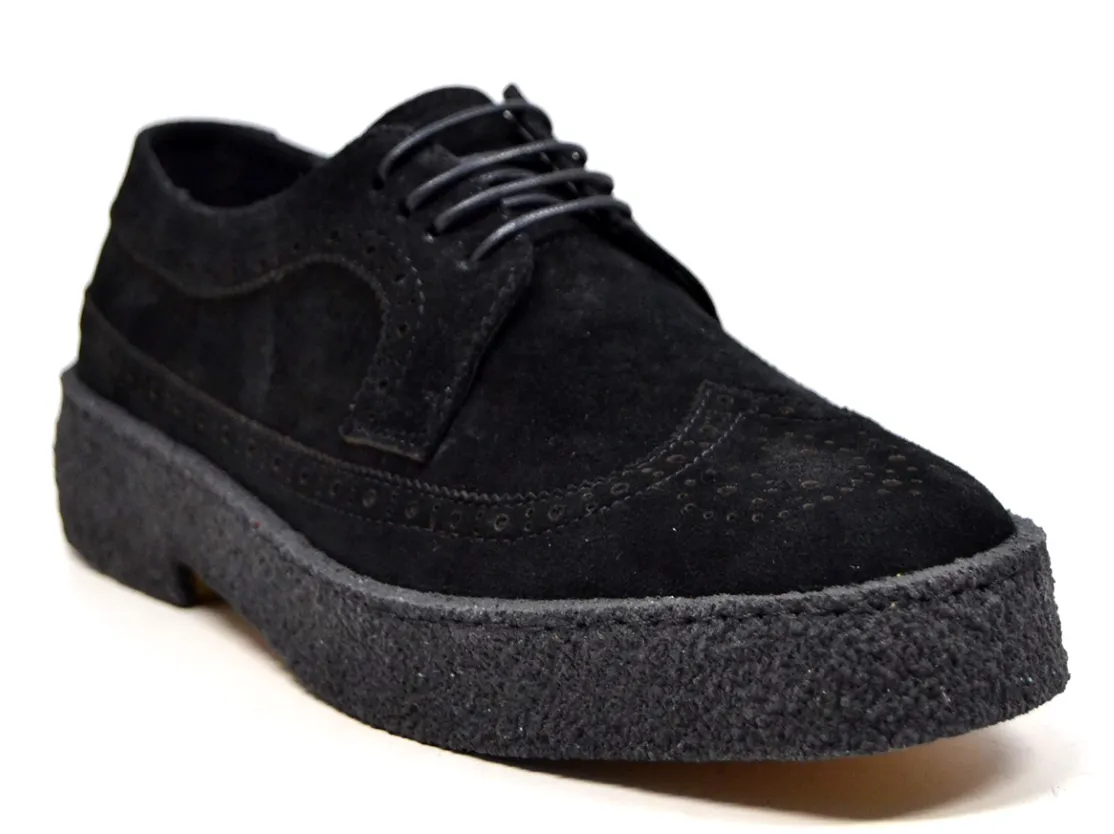 Original Low Cut Suede Wingtips by The British Collection