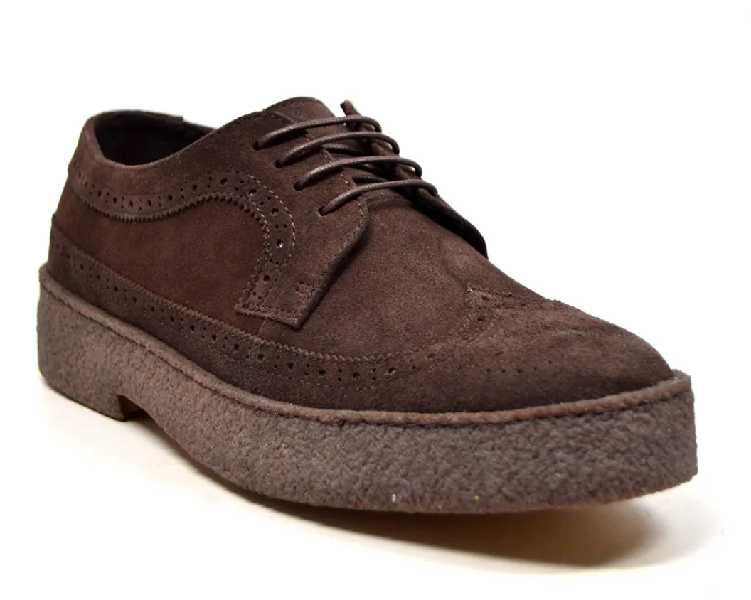 Original Low Cut Suede Wingtips by The British Collection
