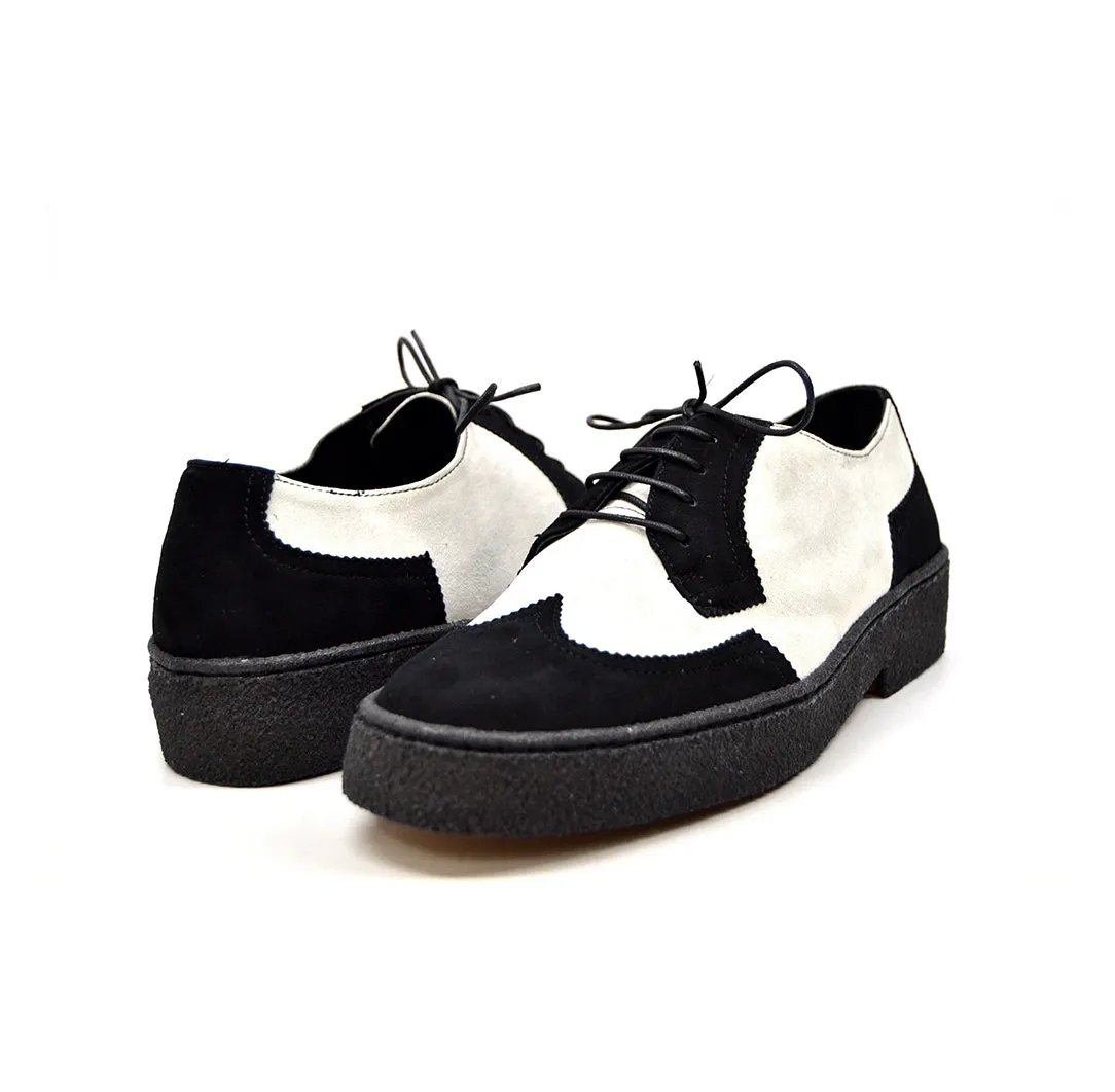 Original Low Cut Suede Wingtips by The British Collection