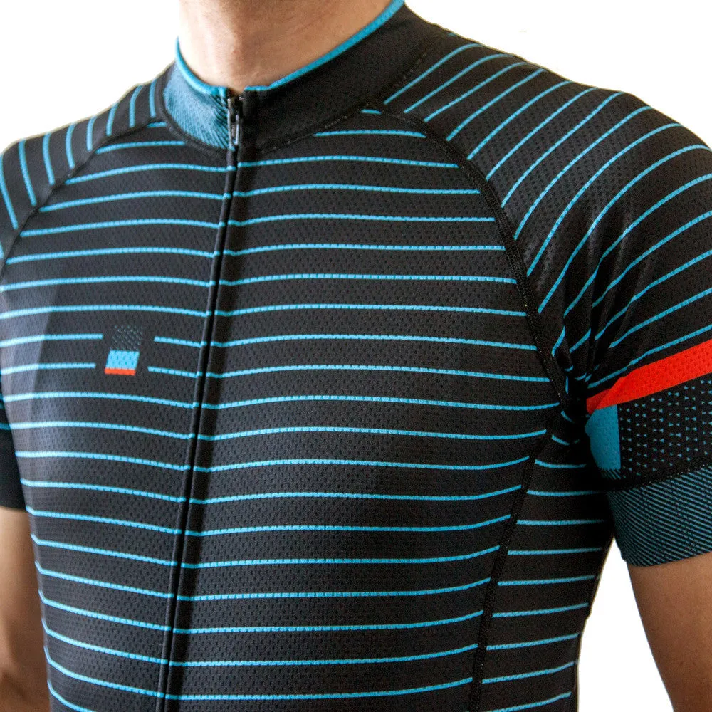 ORNOT Performance Blue Line Cycling Race Jersey