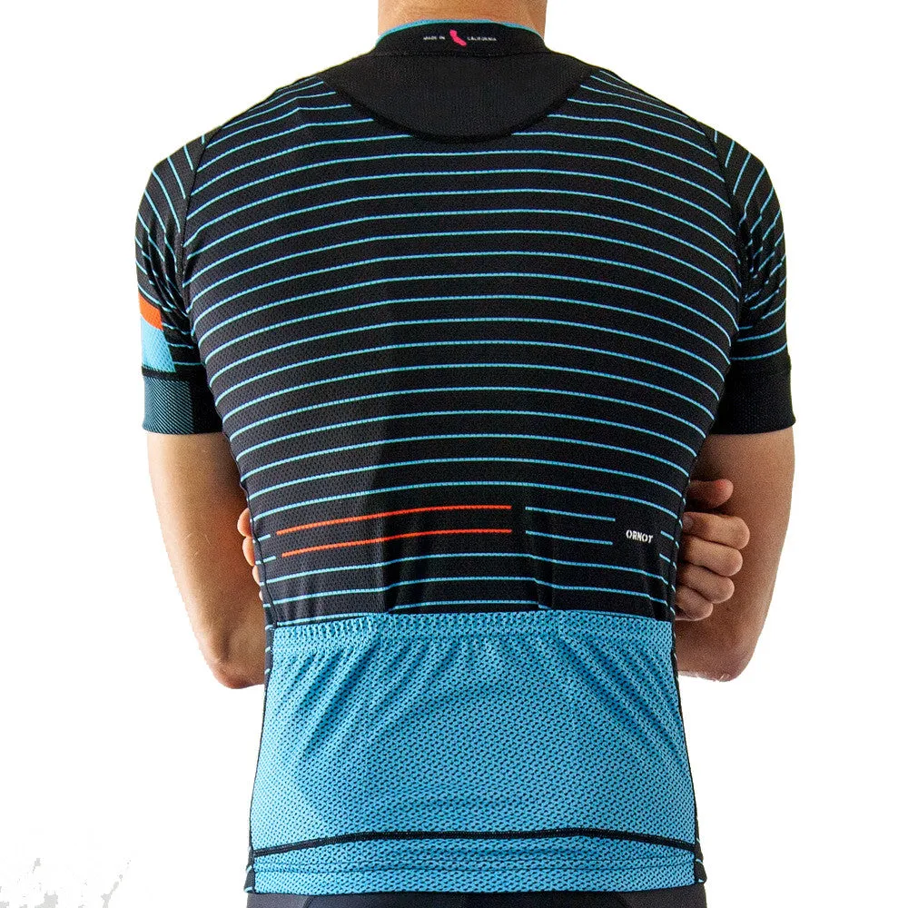 ORNOT Performance Blue Line Cycling Race Jersey