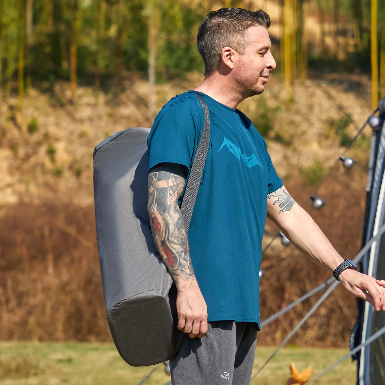 Portable Toddler Travel Cot with Canopy