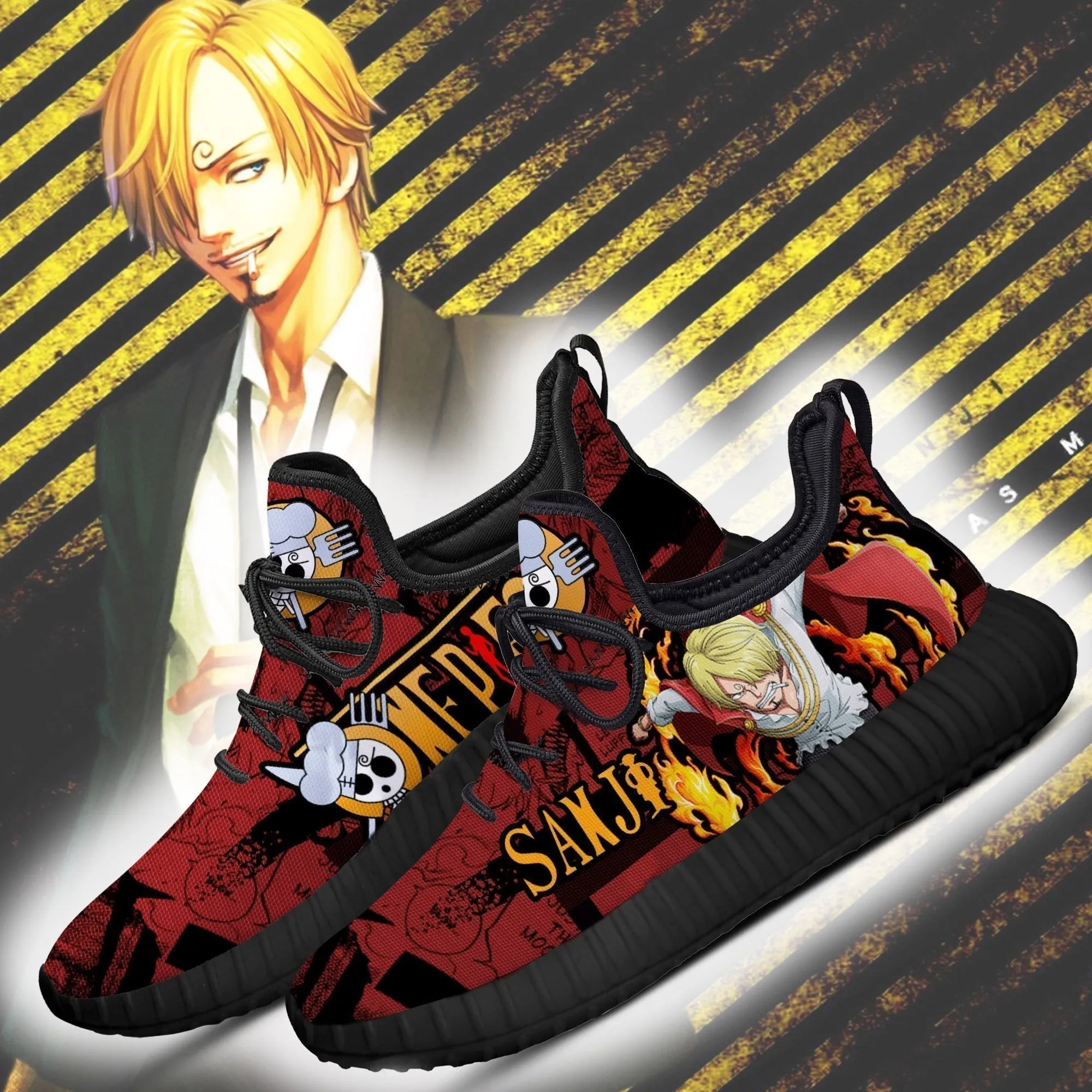 Sanji Reze Shoes OP Anime Shoes Fan Gift Idea TT04