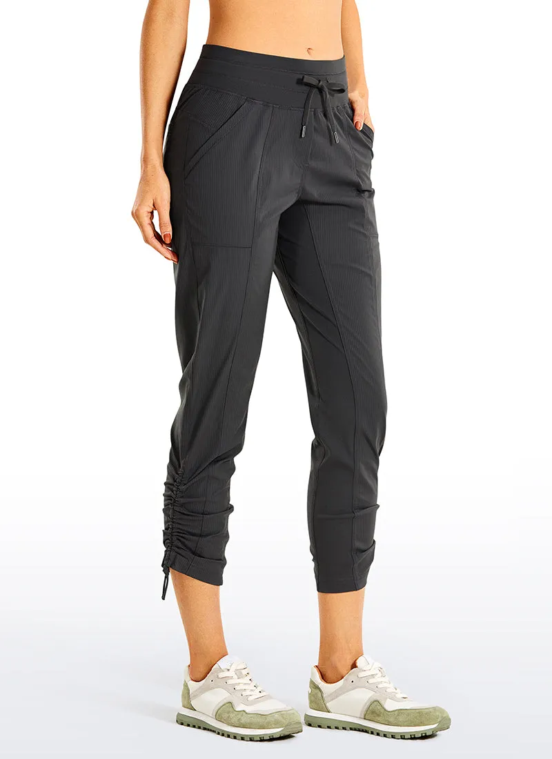 Striped Pants with Pockets 25''- Cinched Leg