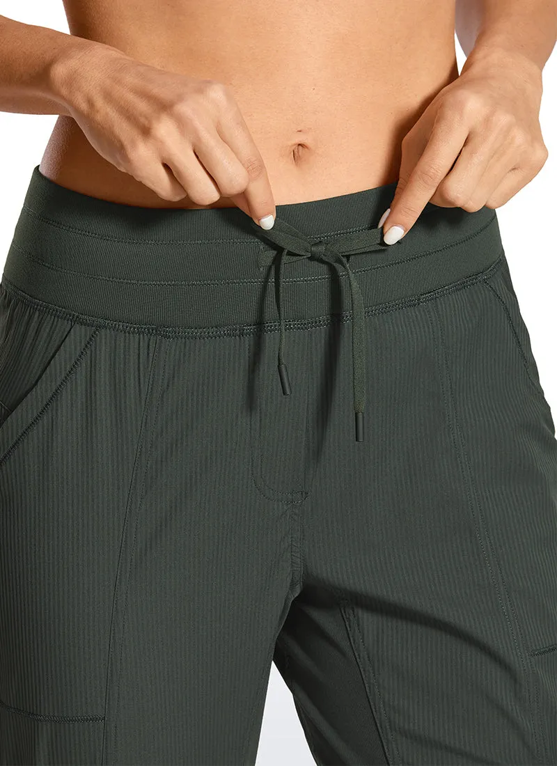 Striped Pants with Pockets 25''- Cinched Leg