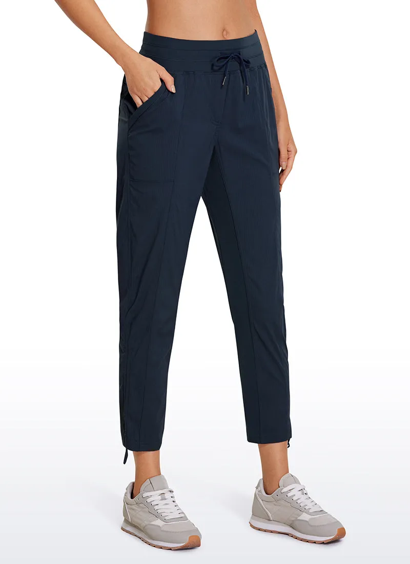 Striped Pants with Pockets 25''- Cinched Leg