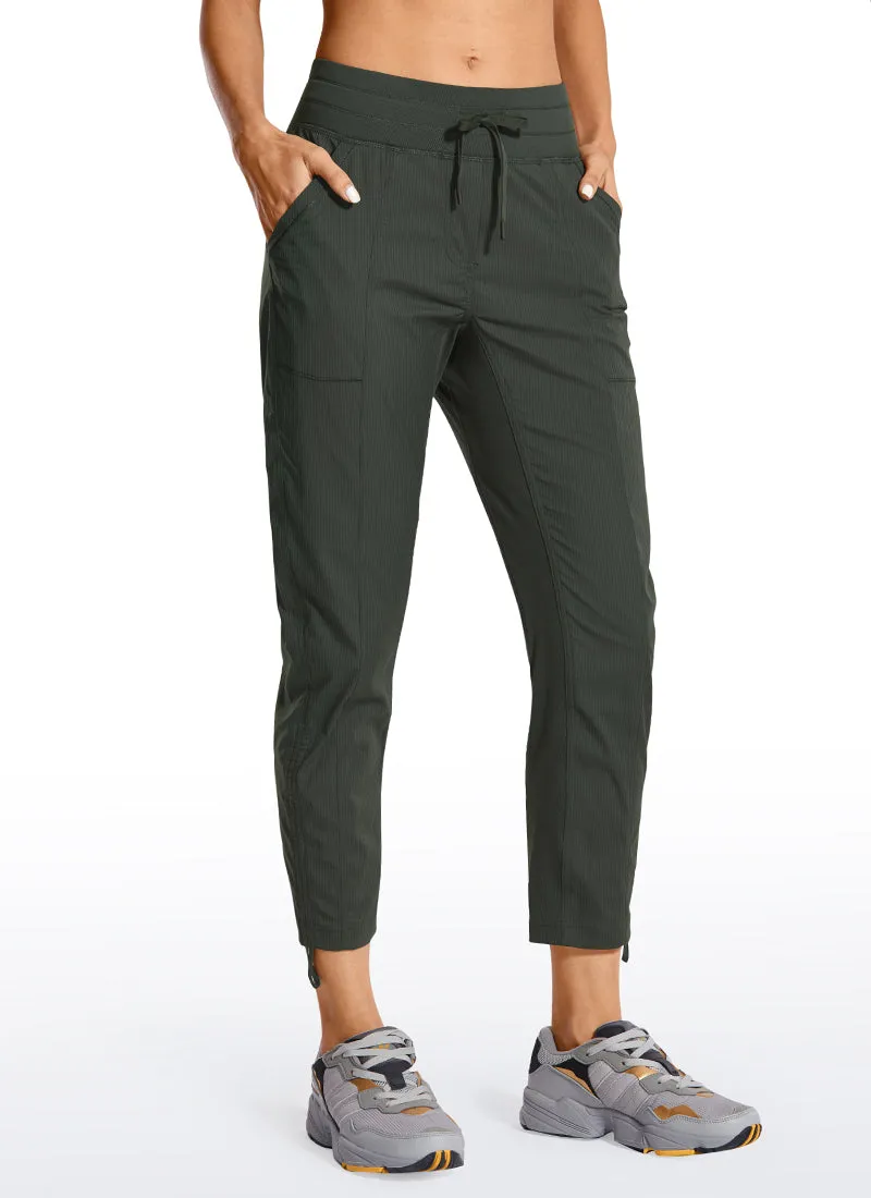 Striped Pants with Pockets 25''- Cinched Leg
