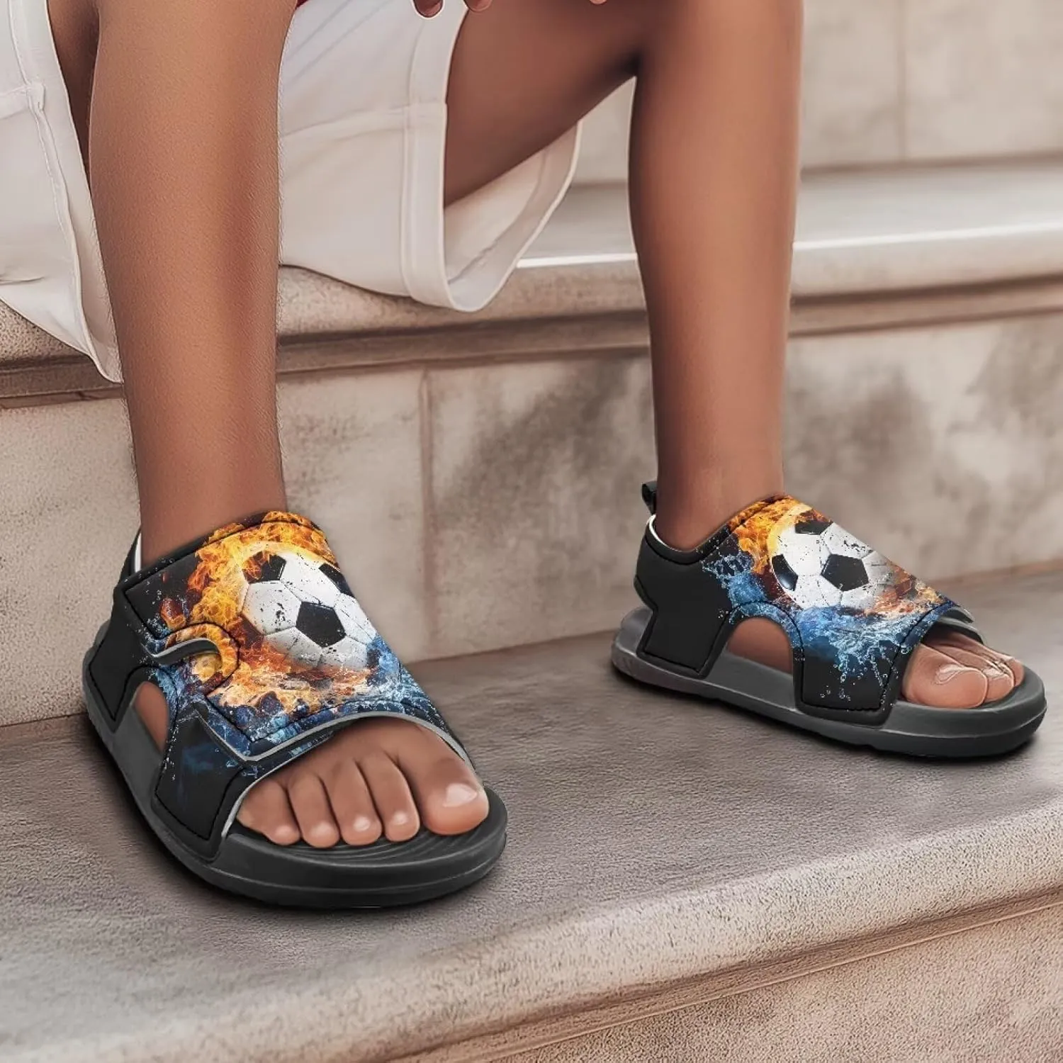 Trendy Sandals for Boy Summer Shoes Outdoor Athletic Kids Casual Sandals