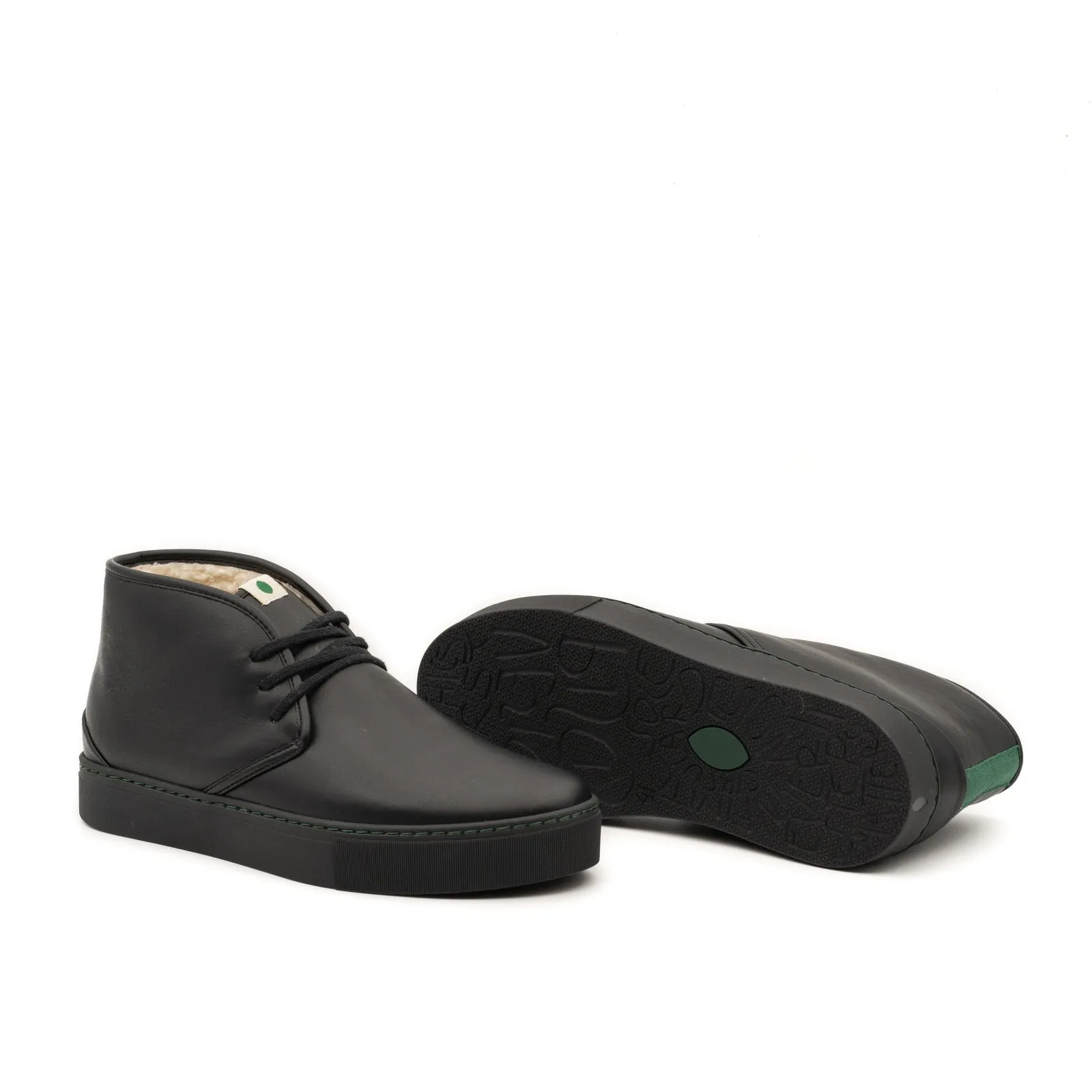 Vegan winter bootie black corn PYT019
