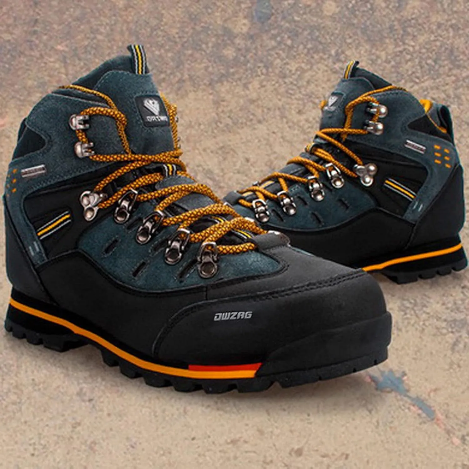Walking Boots for Mens Womens Hiking Ankle Boots,Outdoor Hiking Trekking Climbing Fishing Shoes,High-top Walking Shoes,Lightweight Footwear